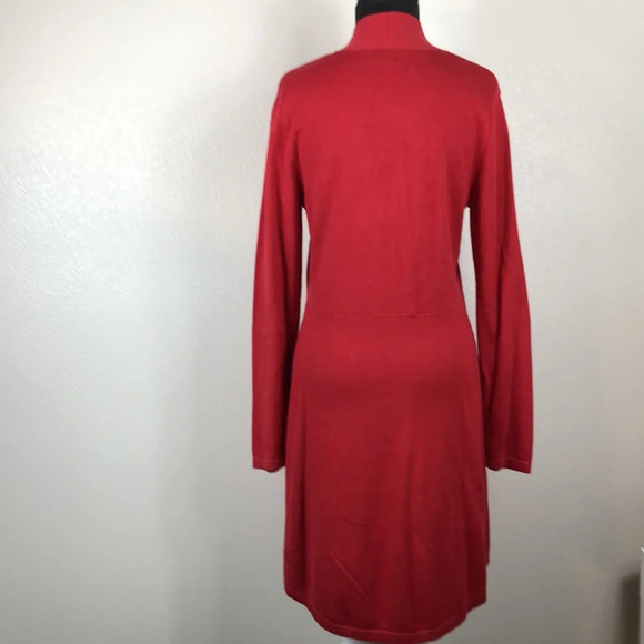 2/$30 NEW Isaac Mizrahi Live! Cardigan Size Small Open Front Hi-Low Hem Sweater - Picture 5 of 16